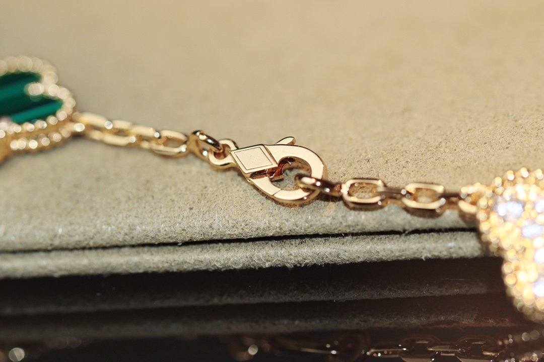 [Kincade Jewelrys]CLOVER 20 MOTIFS ONYX ROSE GOLD