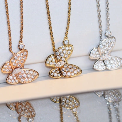 [Kincade Jewelrys] COLLIER PAPILLON EN DIAMANT