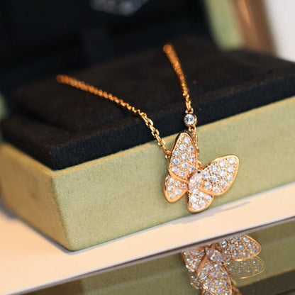 [Kincade Jewelrys] COLLIER PAPILLON EN DIAMANT