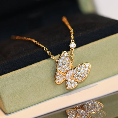 [Kincade Jewelrys] COLLIER PAPILLON EN DIAMANT