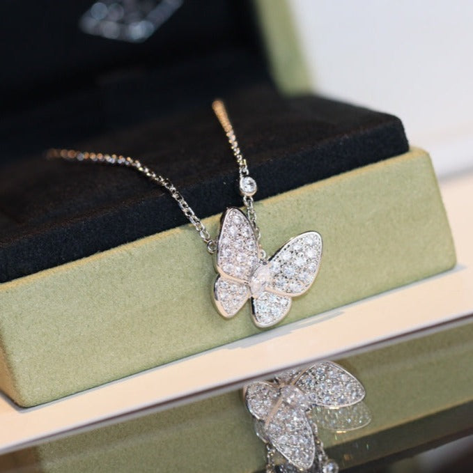 [Kincade Jewelrys] COLLIER PAPILLON EN DIAMANT