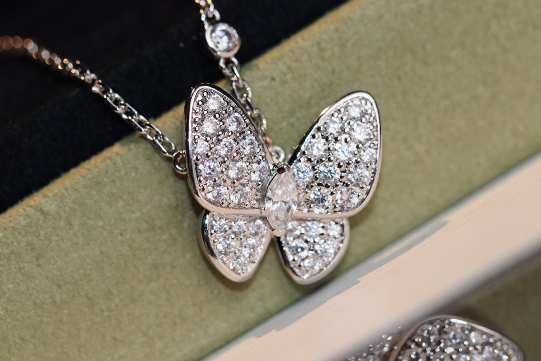 [Kincade Jewelrys] COLLIER PAPILLON EN DIAMANT