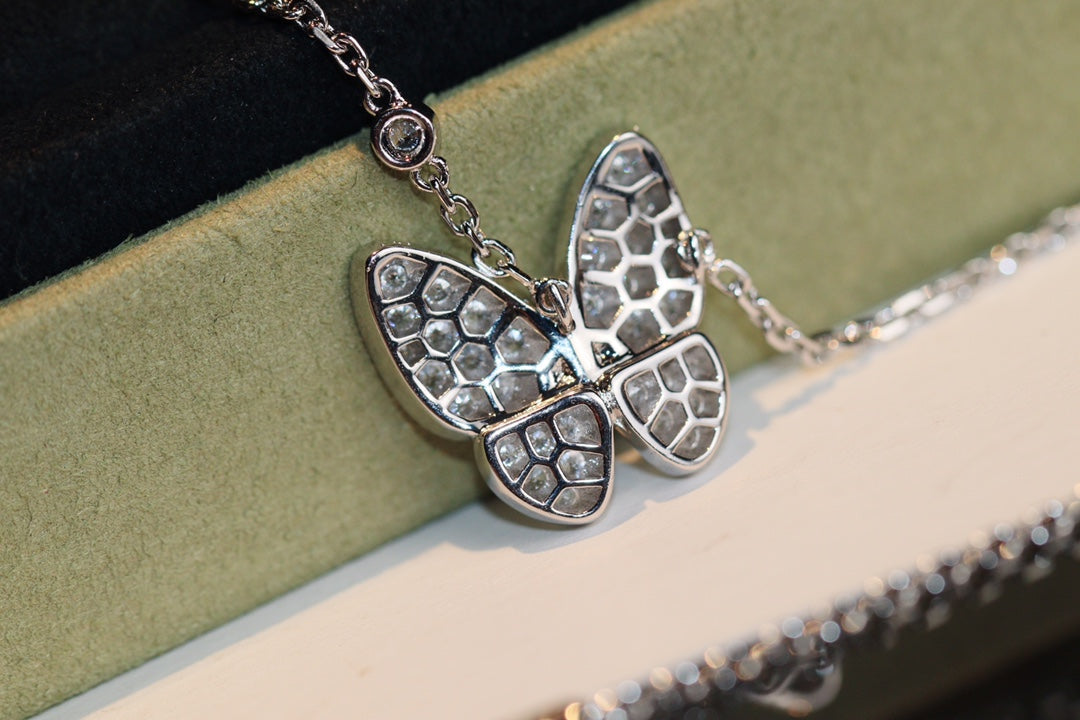 [Kincade Jewelrys] COLLIER PAPILLON EN DIAMANT
