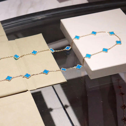 [Kincade Jewelrys]CLOVER 20 MOTIFS TURQUOISE GOLD