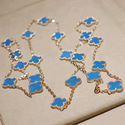 [Kincade Jewelrys]CLOVER 20 MOTIFS TURQUOISE GOLD