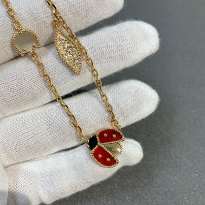 [Kincade Jewelrys]LUCKY SPRING 15 MOTIFS GOLD NECKLACE