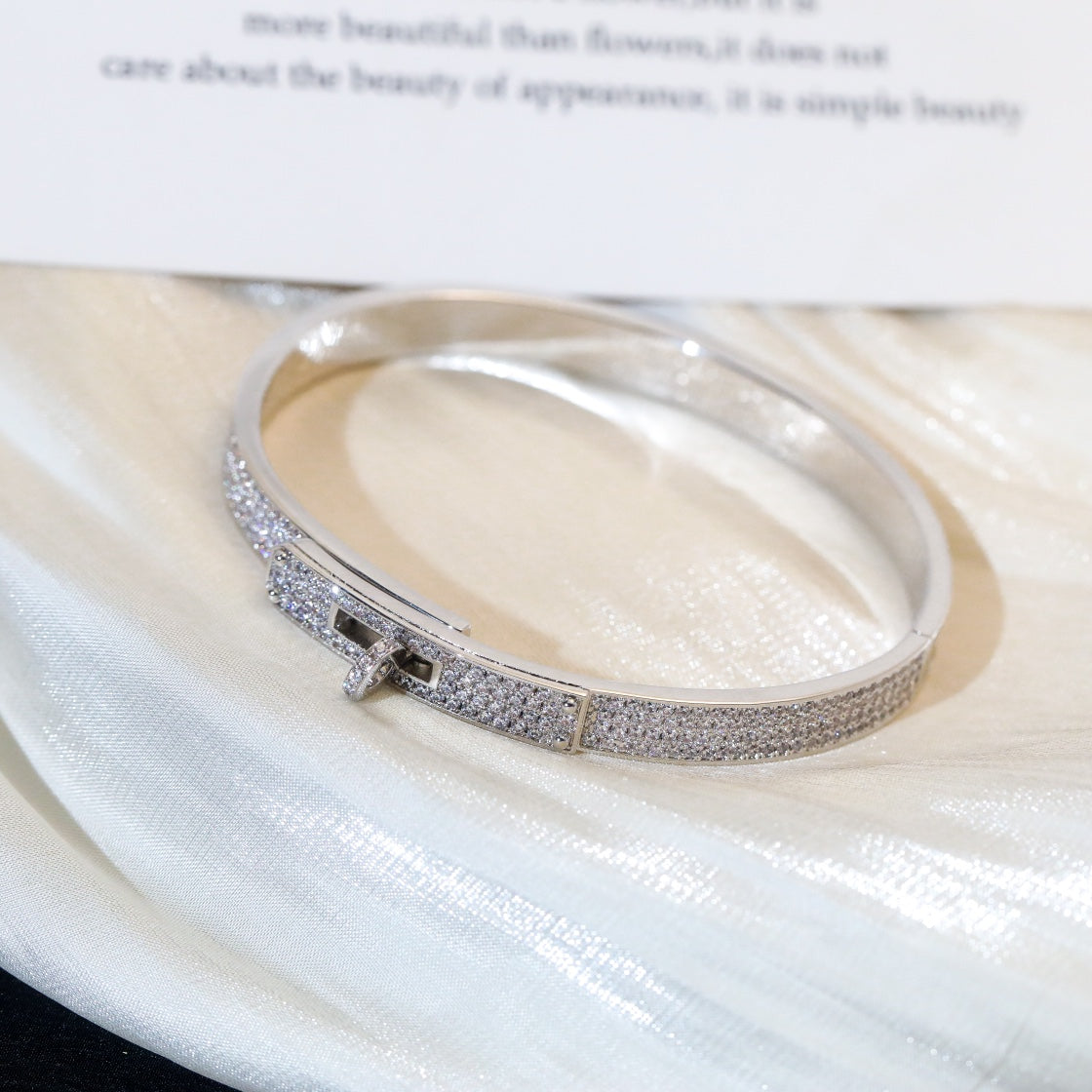 [Kincade Jewelrys]KELLY BRACELET DIAMOND PAVED