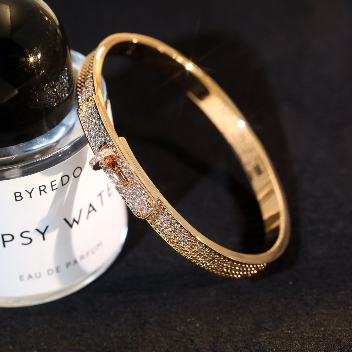 [Kincade Jewelrys]KELLY BRACELET DIAMOND PAVED