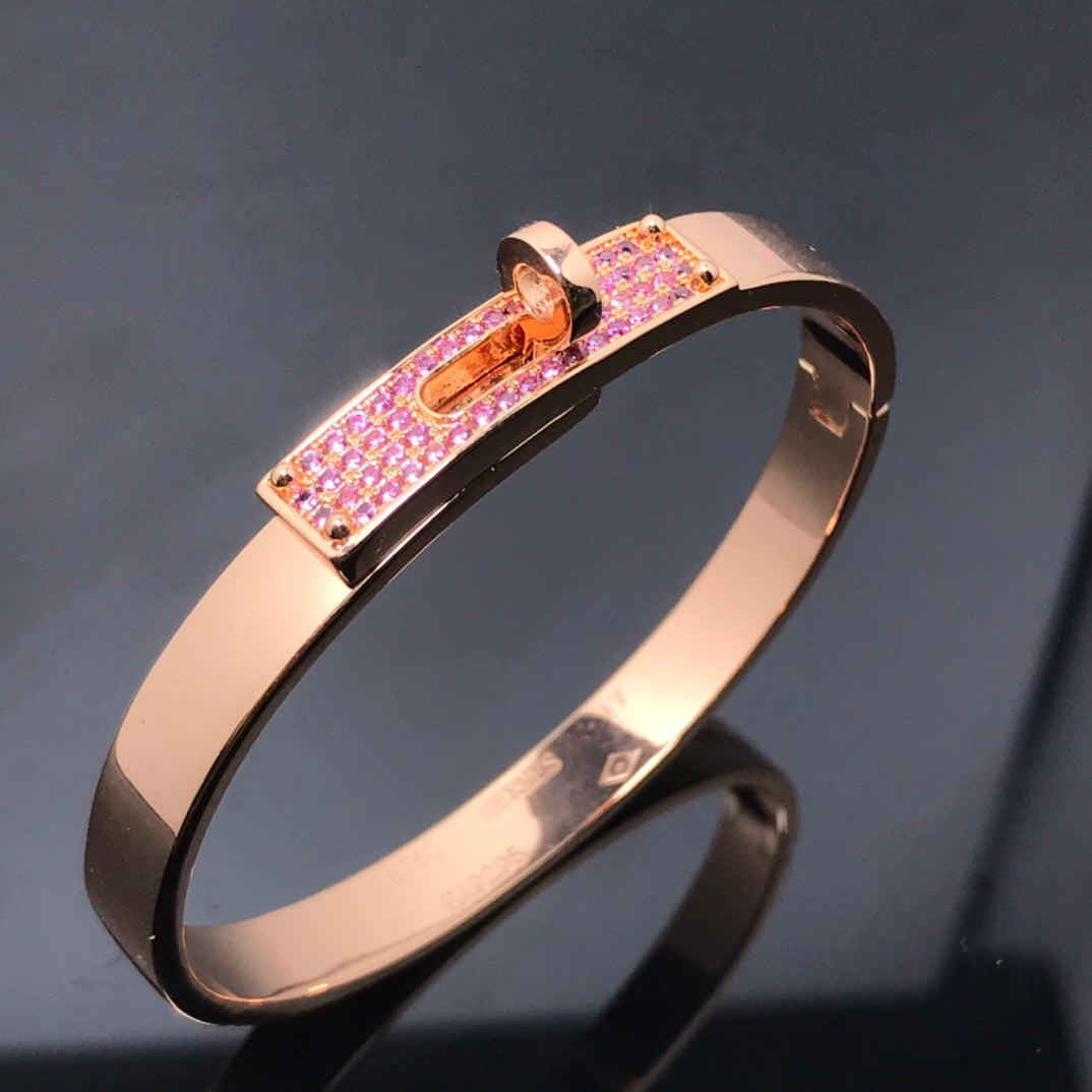 [Kincade Jewelrys]KELLY BRACELET PINK DIAMOND