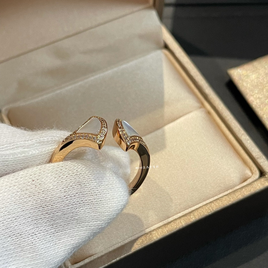 [Kincade Jewelrys]DREAM MOP DIAMOND OPEN RING