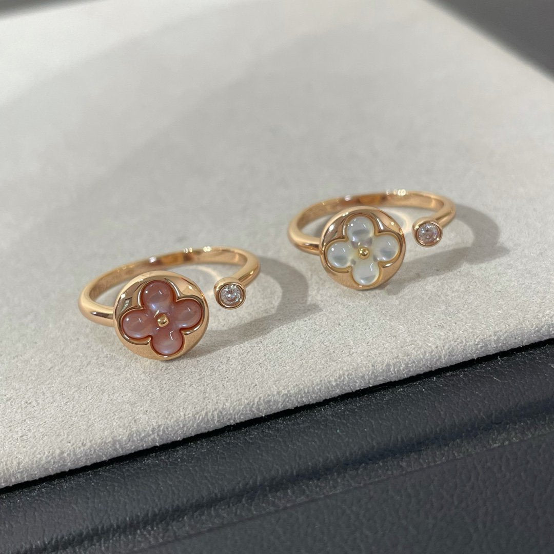 [Kincade Jewelrys]SUN 1 DIAMOND PINK MOP RING