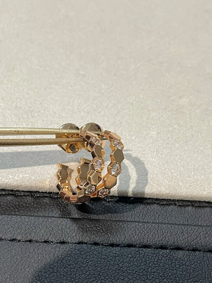 [Kincade Jewelrys]Hollow Design Four-Leaf Clover Flower Shape Ring