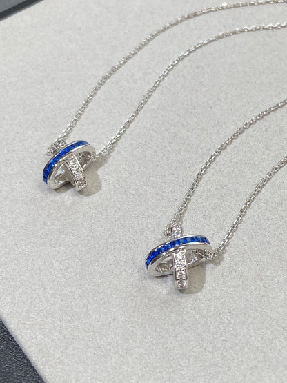 [Kincade Jewelrys]LIENS DIAMOND SILVER NECKLACE