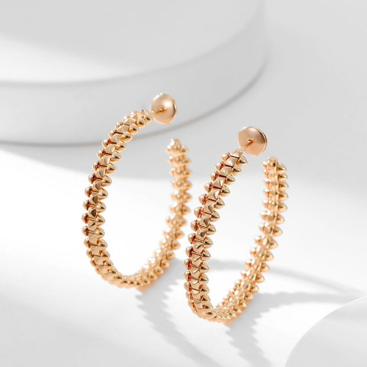 [Kincade Jewelrys]CLASH HOOP EARRINGS