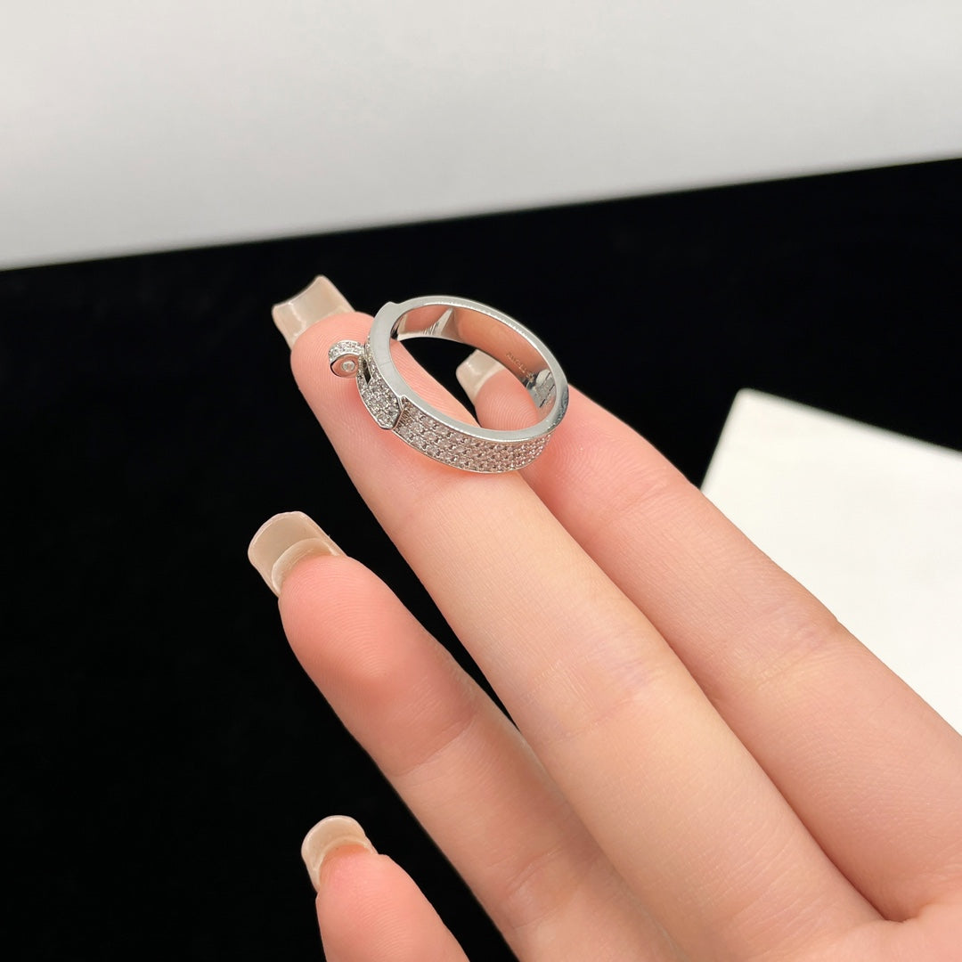 [Kincade Jewelrys]KELLY SILVER DIAMOND RING