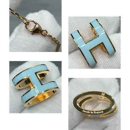[Kincade Jewelrys] COLLIER POP H BLEU CIEL