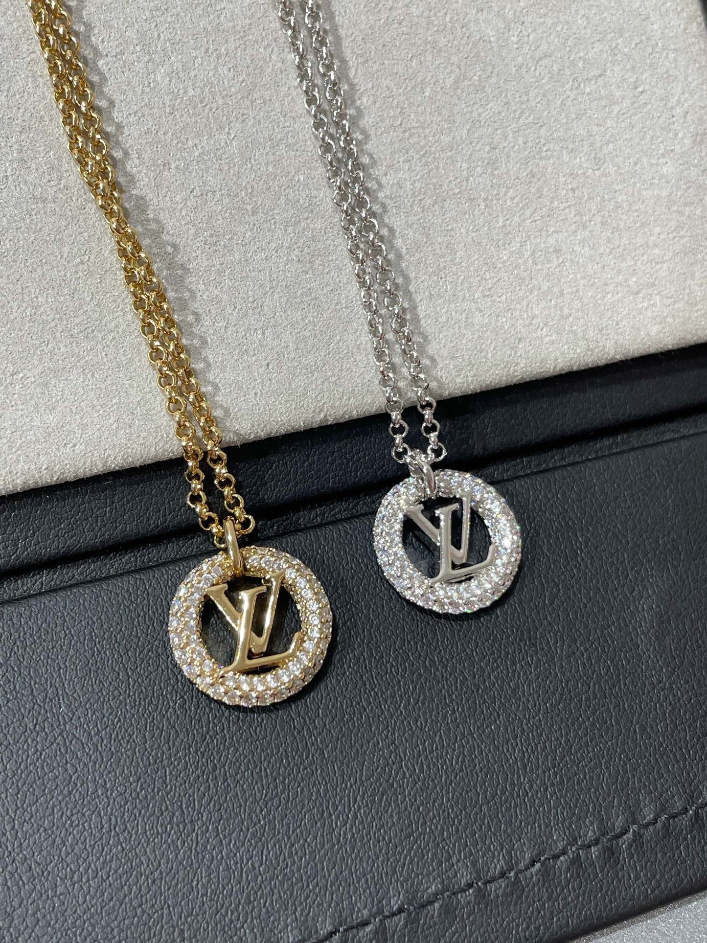 [Kincade Jewelrys]BY NIGHT DIAMOND PAVED NECKLACE