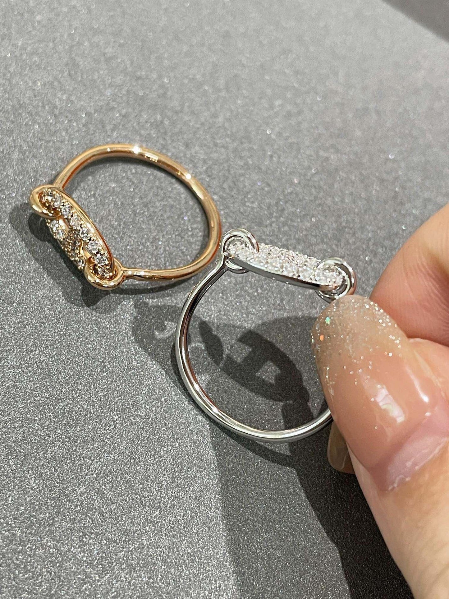[Kincade Jewelrys]RONDE SMALL DIAMOND RING