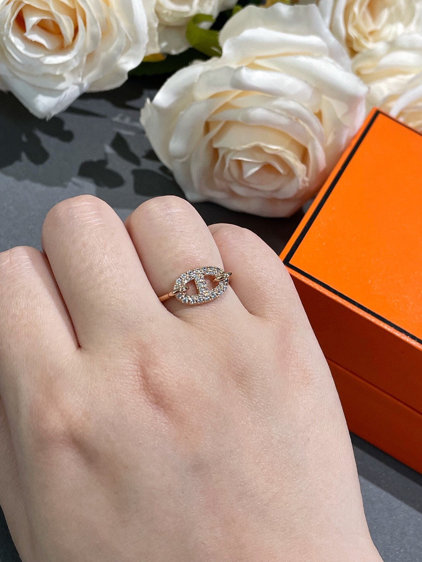 [Kincade Jewelrys]RONDE SMALL DIAMOND RING