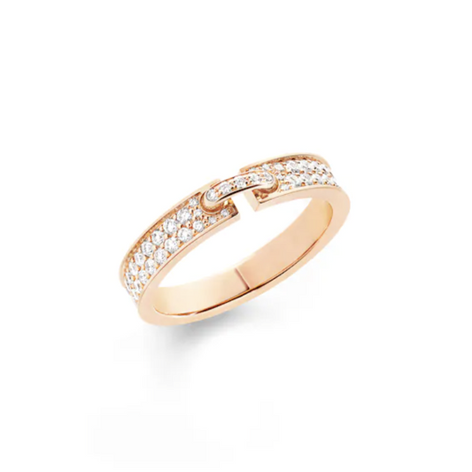 [Kincade Jewelrys]ALLIANCE LIENS VIDENCE PAVED DIAMOND 4MM RING