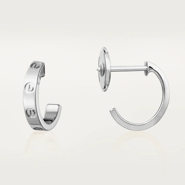 [Kincade Jewelrys]Boucles d'oreilles Love 2,65 mm en argent 