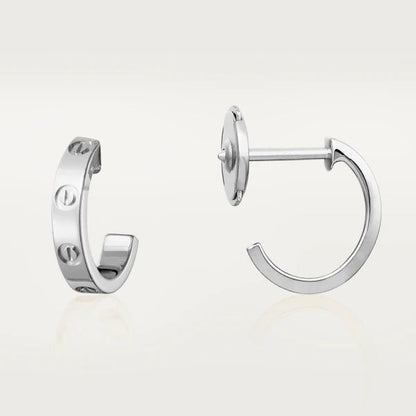 [Kincade Jewelrys]Boucles d'oreilles Love 2,65 mm en argent 