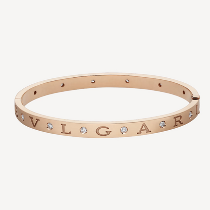 [Kincade Jewelrys]ZERO 1 PINK GOLD 12 DIAMONDS BRACELET