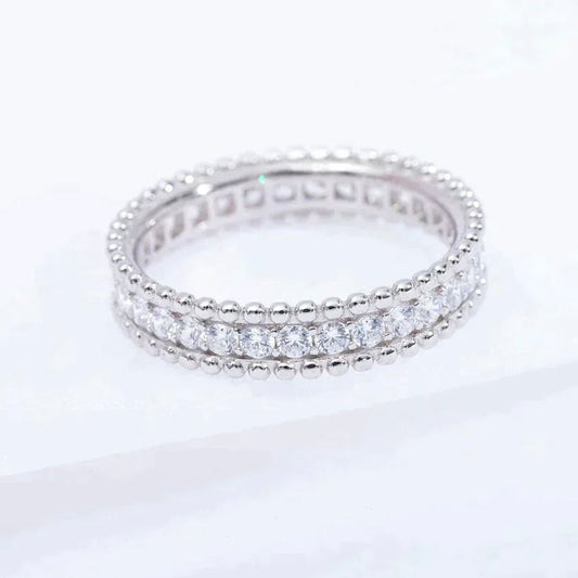 [Kincade Jewelrys]PERLEE DIAMOND SILVER RING