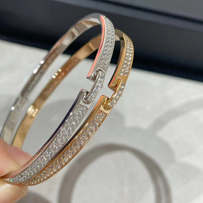 [Kincade Jewelrys] Bracelet pavé de diamants LIENS VIDENCE