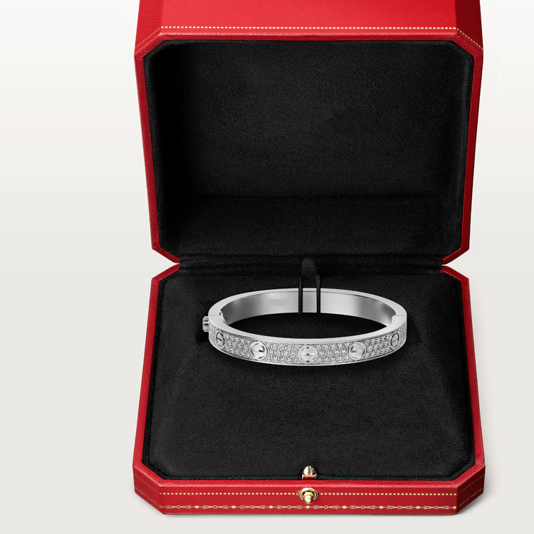 [Kincade Jewelrys]LOVE BRACELET 6.1MM DIAMOND-PAVED