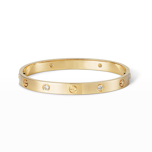 [Kincade Jewelrys]LOVE BRACELET 6.1MM 4 DIAMONDS