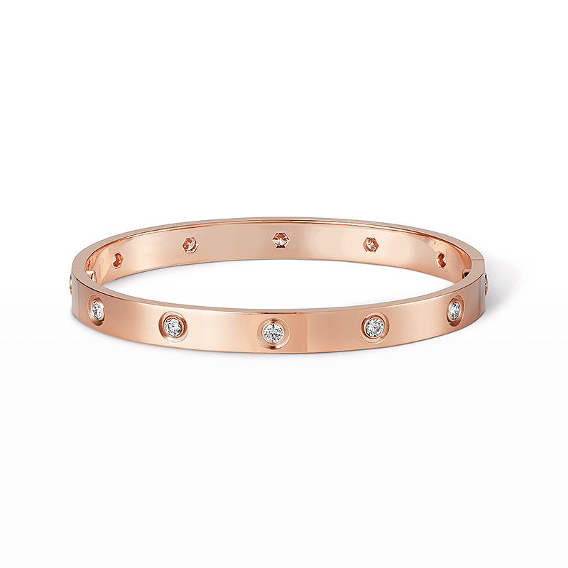 [Kincade Jewelrys]LOVE BRACELET 6.1MM 10 DIAMONDS