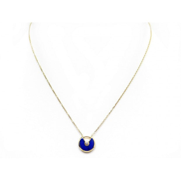 [Kincade Jewelrys]AMULETTE ROSE GOLD AGATE NECKLACE