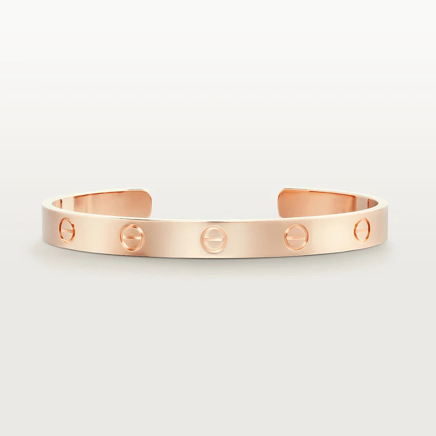 [Kincade Jewelrys]LOVE BRACELET 6.1MM OPEN CUFF