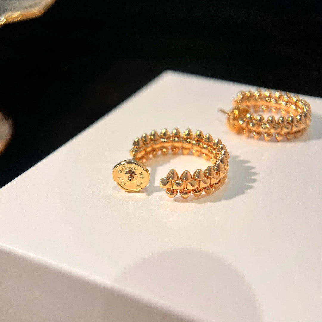 [Kincade Jewelrys]CLASH SMALL HOOP EARRINGS