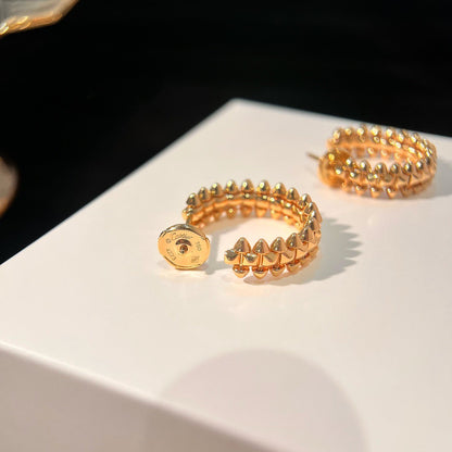 [Kincade Jewelrys]CLASH SMALL HOOP EARRINGS