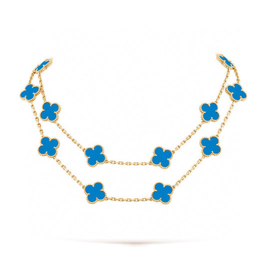 [Kincade Jewelrys]CLOVER 20 MOTIFS TURQUOISE GOLD