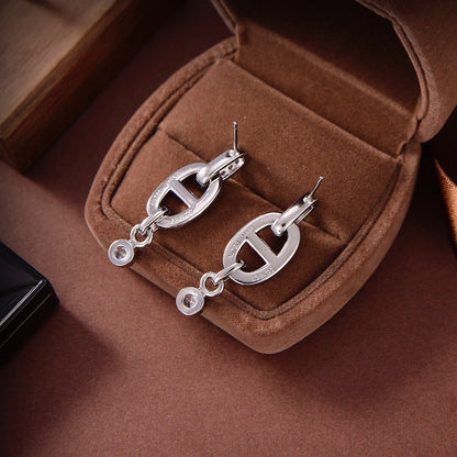 [Kincade Jewelrys]HM CHAINE DIAMOND EARRINGS