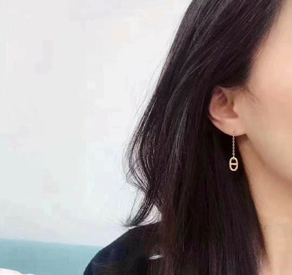 [Kincade Jewelrys]CHAINE TASSEL EARRINGS