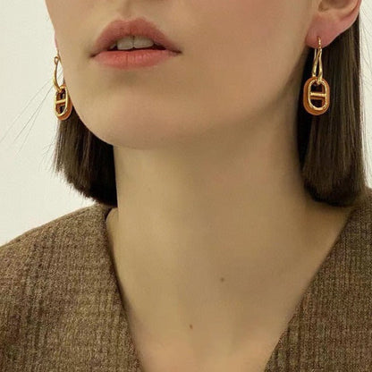 [Kincade Jewelrys]HM O'MAILLON GOLD EARRINGS