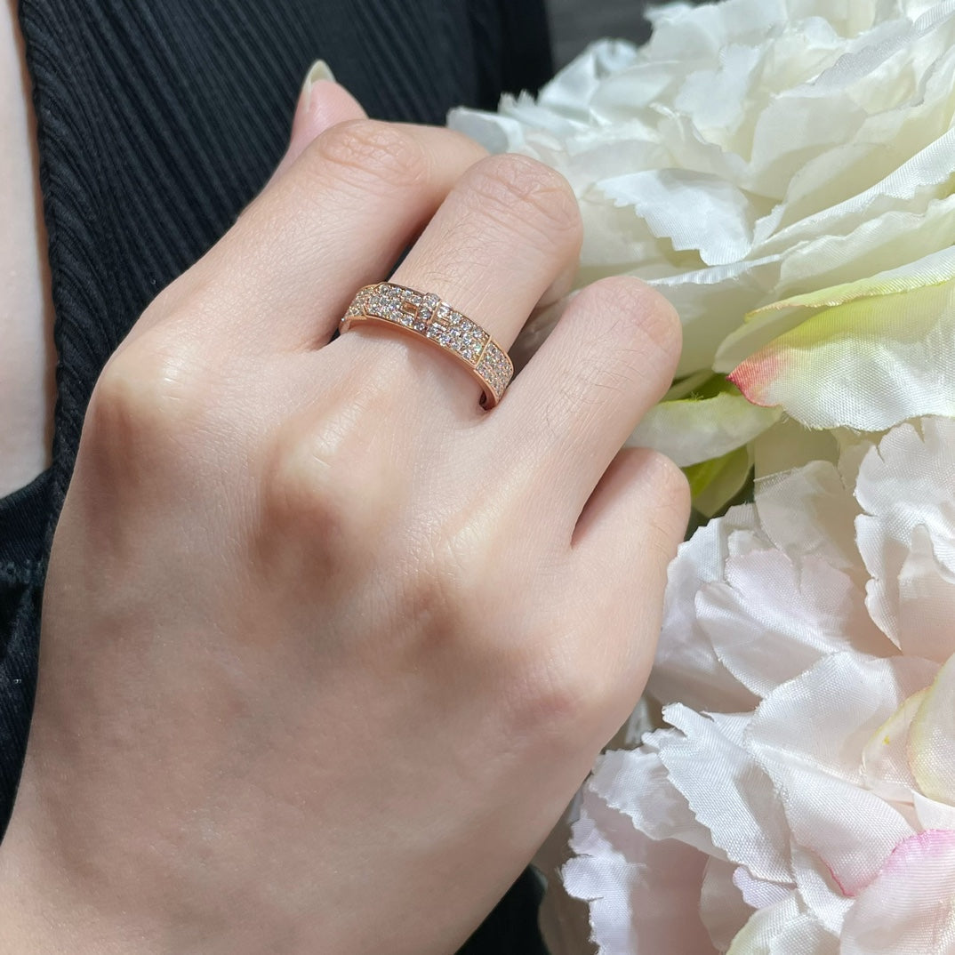 [Kincade Jewelrys]KELLY PINK GOLD DIAMOND RING