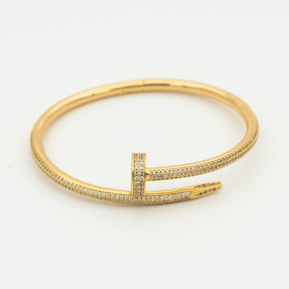 [Kincade Jewelrys]JUSTE BRACELET 3.5MM ALL DIAMONDS