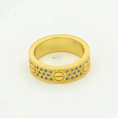[Kincade Jewelrys] BAGUE D'AMOUR 5,5 MM PAVÉE DE DIAMANTS