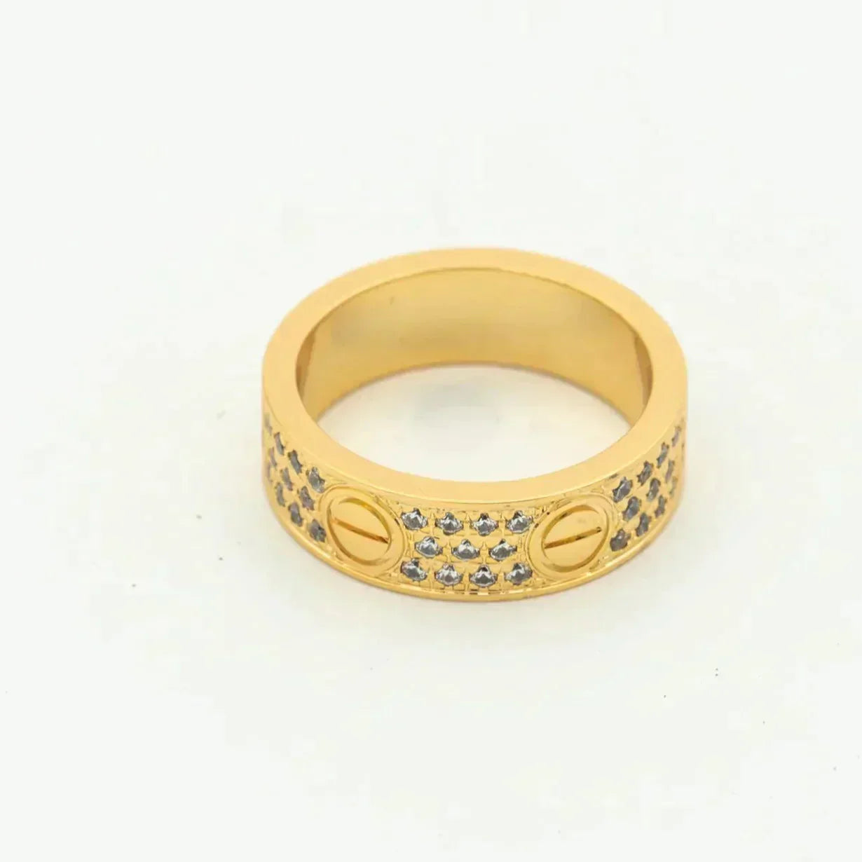 [Kincade Jewelrys] BAGUE D'AMOUR 5,5 MM PAVÉE DE DIAMANTS