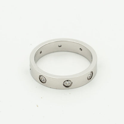 [Kincade Jewelrys]LOVE RING 3.6MM 8 DIAMONDS