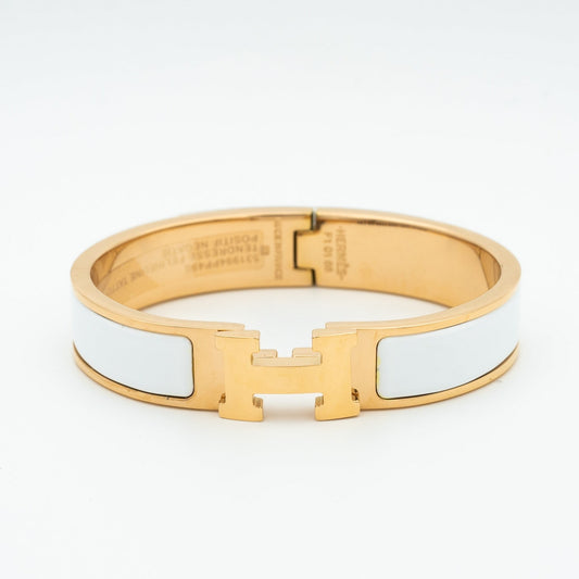 [Kincade Jewelrys]H WHITE BRACELET
