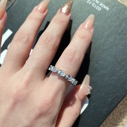 [Kincade Jewelrys]Exquisite Pear Cut Tennis Ring