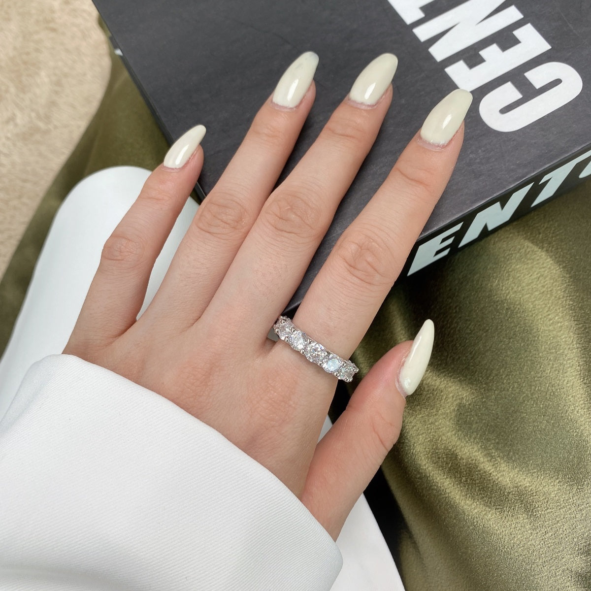 [Kincade Jewelrys]Gorgeous Round Cut Tennis Ring