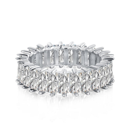 [Kincade Jewelrys]Unique Colorful Radiant Cut RIng