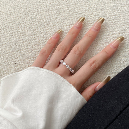 [Kincade Jewelrys]Exquisite Pear Cut Tennis Ring